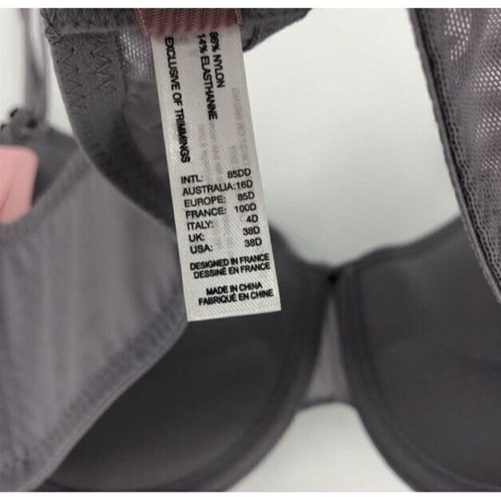 Affinitas Bra:Felicity Lace Padded Demi Bra A12211 size 38D - Picture 9 of 9